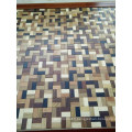 Plancher en bois de parquet en bois de luxe mélangé de style mosaïque